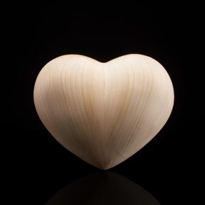 Heart Urn - Cherry Wood 1000.00K
