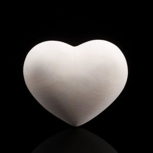 Heart Urn - Lime Wood - 1000.00L