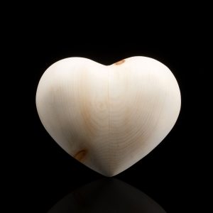 Heart Urn - Pine Wood - 1000.00Z