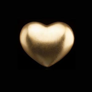 Gold mini heart urn 1000.90.7