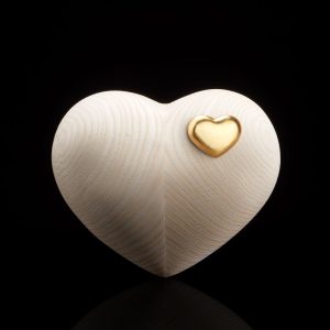 Heart Urn Deluxe - Ash Wood - 1001.15E