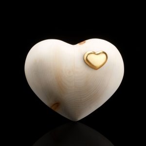 Heart Urn Deluxe - Pine Wood - 1001.15Z