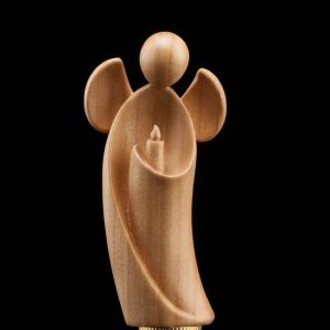 Modern Angel with Candle Stained U118009K-420