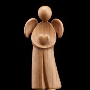 Modern Angel with Heart Stained U118023K-420